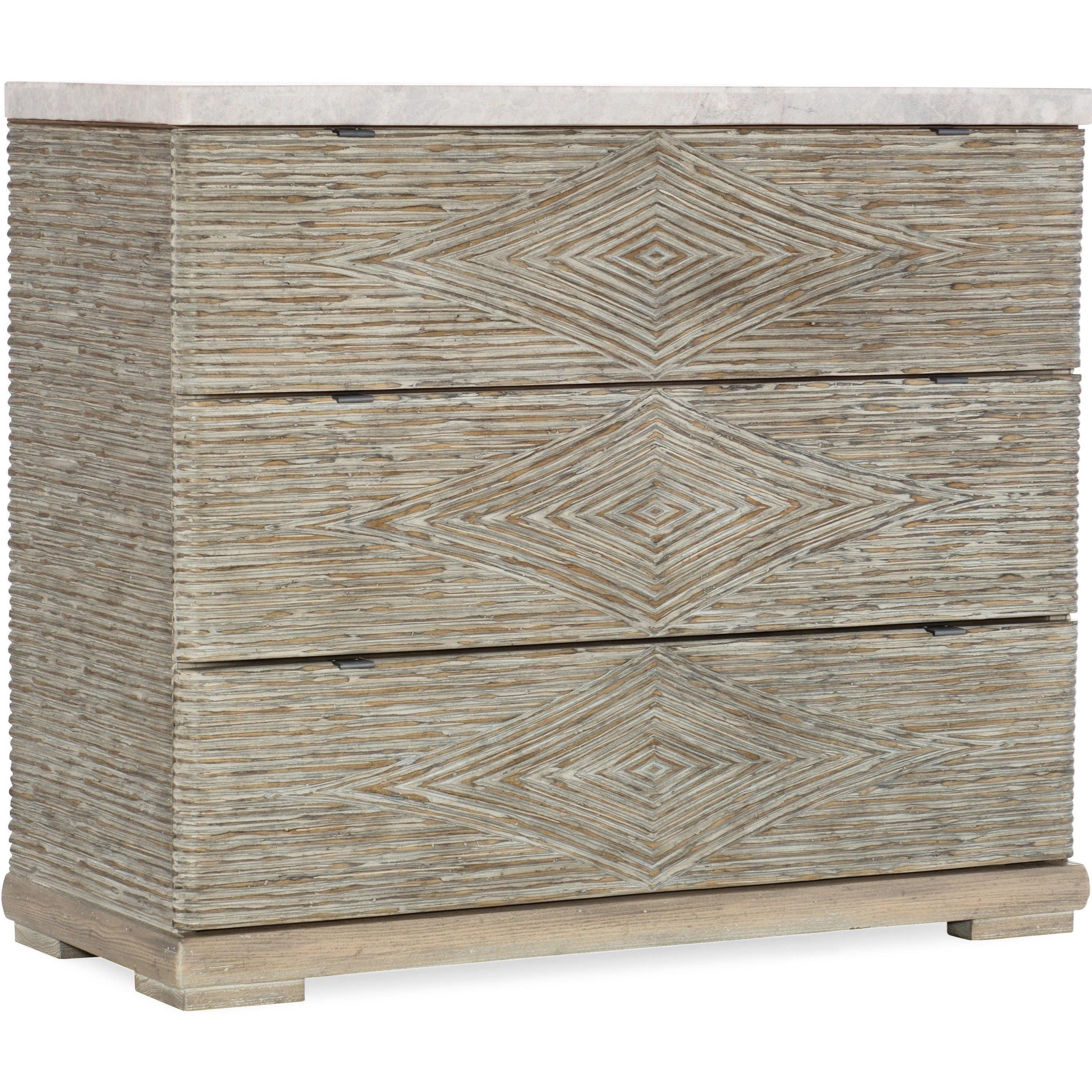 3-Drawer Accent Chest